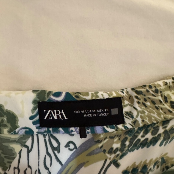 Zara Printed Silk Midi Skirt - Picture 3 of 4